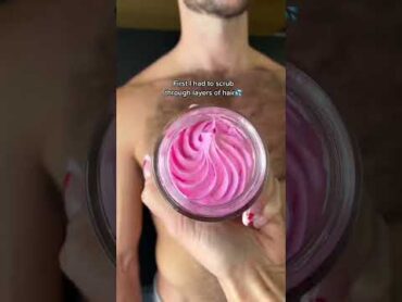 SHAVING MY BF&39;S CHEST HAIR FOR SMOOTH SKIN shorts