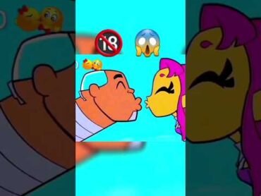 لقطة محذوفة من كرتون ابطال تايتنز انطلقوا 😱 🔞