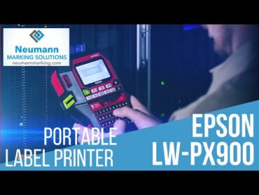 Epson LWPX900 Label Printer CORPORATE video