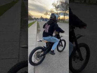Finding jumps on the new Talaria Sting R MX4