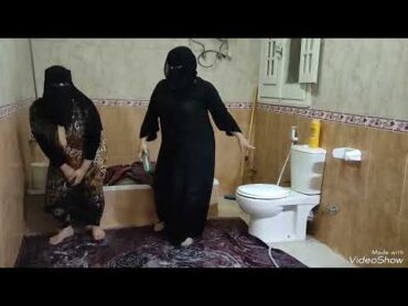 والله احلى روتين تحت الميه غسيل ونظافه ما فيش زيها