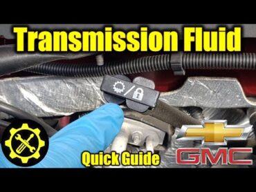 2014  2019 Silverado & Sierra: How to Check & Fill Transmission Fluid!