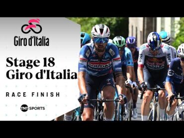 EMOTIONAL WIN! 😭  Men&39;s Giro d&39;Italia Stage 18 Final KM&39;s  TNT Sports Cycling