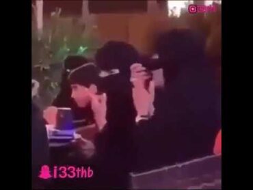 بنت سعودية, منقبة, سنية تدخن حشيشة, 😱😉