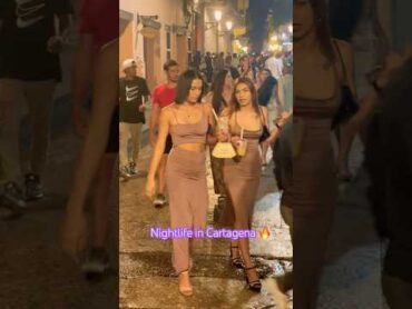 NIGHTLIFE IN CARTAGENA IS 🔥 colombia cartagena shorts nightlife