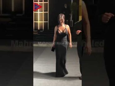 هدي الاتربي  لحظة خروجها من حفل شاهد وفودافون