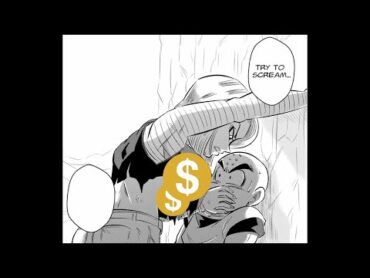 Android 18 Smothers Krillin  DBZ COMIC DUB