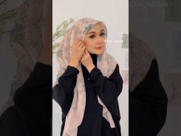 New stylish hijab design trending fashionwinterdesign hijabstyle scarfshortsviralshortabaya