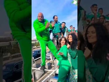 جوو 2 فن / رقص زينة وفيفى عبده مع هدى الاتربي بأعلام فريق الاتحاد في كواليس العتاولة