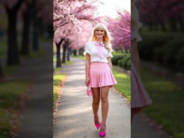 A crossdresser walking in the park shorts crossdresser   @HollyMonroe