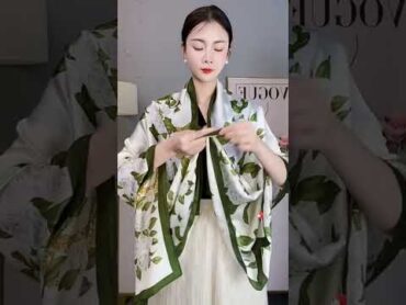 How to Wear a Scarf? Necktie for girls  Hijab, Shawl Tutorial Part 328523 scarftie hijab shorts