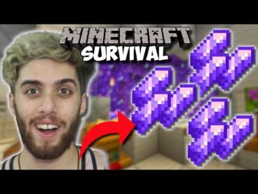مزرعه شگفت انگیز آمیتیست من در Minecraft!!!  Minecraft Survival [Ep 243]