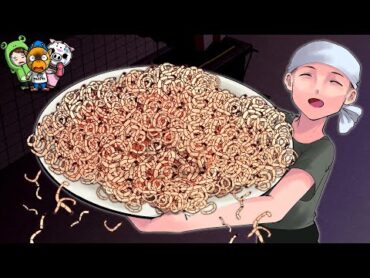 【閲覧注意】ミミズ肉のどんぶり...この店を見かけても絶対に入らないでください！【怖い話】【アニメ】【都市伝説】