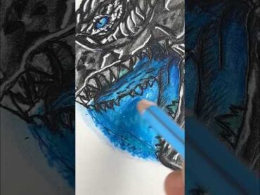 Drawing Godzilla vs. Ghidorah anime drawing demonslayer shorts