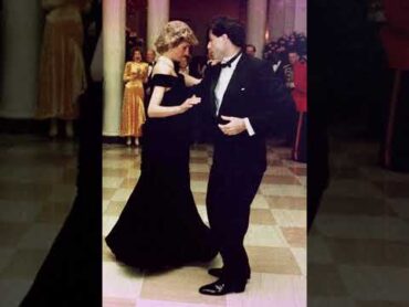 Princess Diana dancing with John Travolta shorts