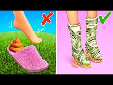 Save Poor Barbieand give her a makeover!💄 *Best Barbie Makeover Gadgets and Crafts*