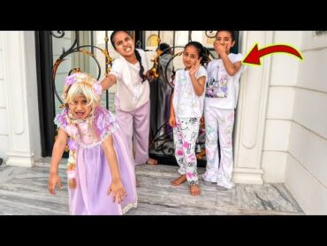 دانة طردت جوجو من البيت لان شعرها طويل !! سوالف بناتي