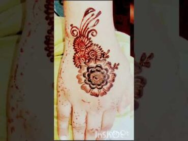trend  mehdi new back hand design in 2025 trendingshorts mehndi