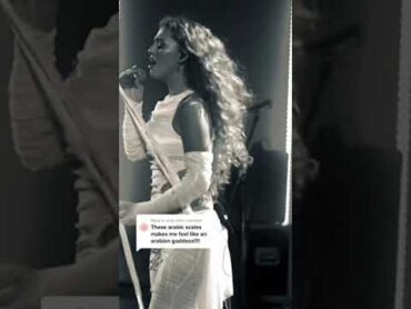 Beyoncé crazy Arabian scales shorts singing arabic