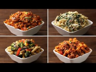 Rotini Pasta 4 Ways