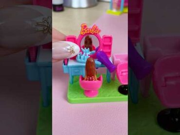 [ASMR] Mini Barbie Hair Salon 💖 barbie minibarbieland asmr shorts