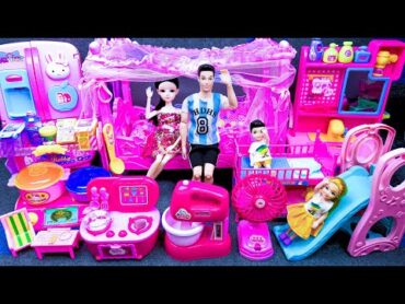 37 Minutes Satisfying With Unboxing Barbie Doll Playhouse Toys, Swing & Slide Toys Collection ASMR