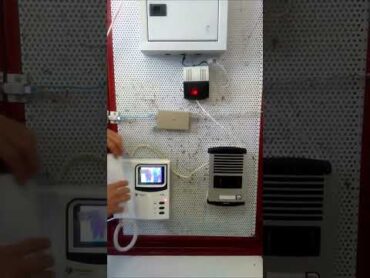 نحوه سیم کشی آیفون تصویری و تست آیفون  آموزش برق ساختمان
