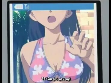 كونان المنحرف ينظر لصورة ران وهي بالملابس الداخلية مشهد من الحلقة 411