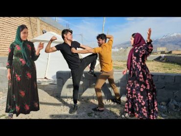 The operator mediates the caresses of Maryam and Omid.