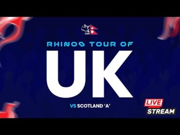 🇳🇵Rhinos vs Scotland &39;A&39;  Analytics Cam 🎥