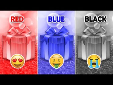 Choose Your Gift...! 🎁 Red, Blue or Black ❤️💙🖤 How Lucky Are You?
