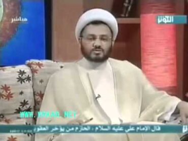 متصل ( يقول تفو على وجهك يا شيخ )على شيعي بقناة الكوثر