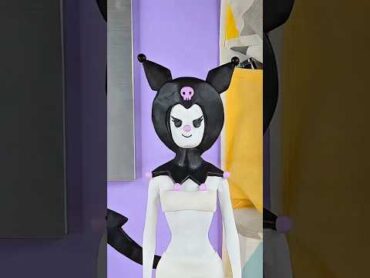 Ho trasformato BARBIE in KUROMI! 😱! 🖤! kuromi sanrio barbie toys