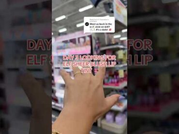 day 3 looking Elf Sheer For It Blush Tint !  elfmakeup elfliptint elflipstain ElfCosmetics
