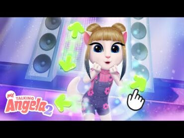 💃⭐ Let’s Go Dance! My Talking Angela 2 shorts
