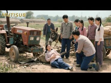 🚜 A Tractor Crashes into a Donkey Cart and Uncovers a Shocking Secret! 💕MUTISUB  cdrama