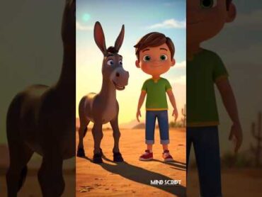 Friendship Of A Donkey And A Boy  intresting Story Both of  entertainment ytshorts shorts