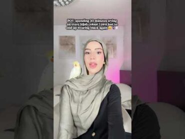 POV: having a hard time wearing another hijab colour 😂 hijabi hijabigirl hijabstyle