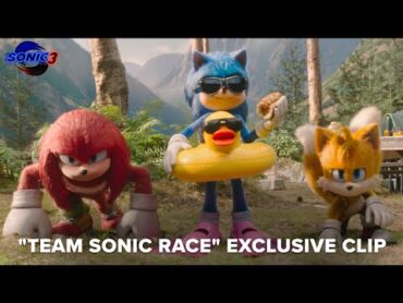 Sonic the Hedgehog 3  "Team Sonic Race" Exclusive Clip (2024 Movie)