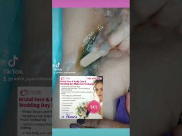 Underarms Waxing for 45 Directions  Waxing with Hard Wax