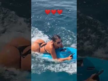 Georgina Rodriguez Hot and Sexy Bikini Swimming ❤️  Georgina Bikini  cr7 georginarodriguez