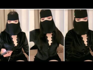 ريأكت تانجو لايف منقبة سعودية مع السواق بتعها شوف حصل اي 😂