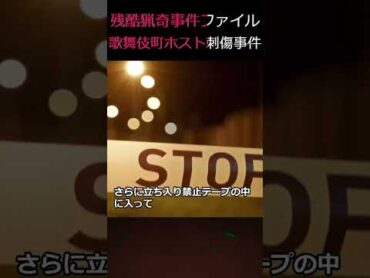 残酷猟奇事件ファイル「歌舞伎町ホスト刺傷事件」  事件shorts 実話