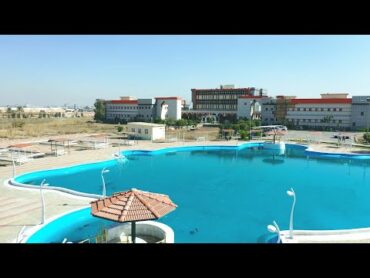 جامعة الأنبار : واحة خضراء  تصوير جوي لحدائق الجامعة