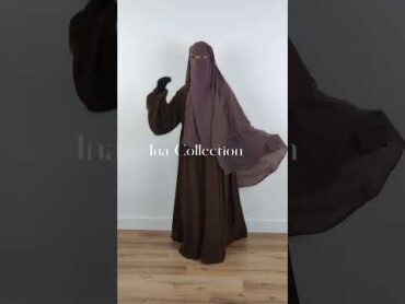Niqab and Khimar Set Selma 2 LayerLongabaya abayadress hijab abayahijab abayamodern hijab