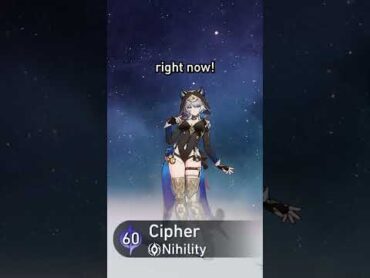 Cipher unique dialogue when paired with Aglaea  Honkai Star Rail 3.3