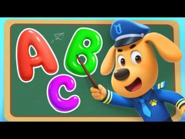 ABC Learn English Alphabet with Sheriff Labrador and Dobie  Kids Cartoons