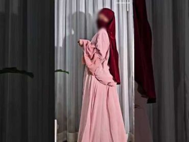 🔥 Hijab styles in red! 🧕🏻💄 abaya hijab tryon2025 twerking