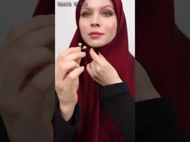 دبوس كليبس تركي حرير hijab حجاب