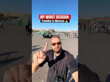 5 reasons NOT to travel to Marrakech, Morocco 🇲🇦 shorts travel